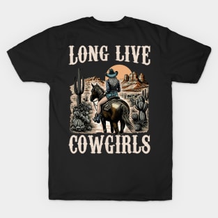 Long Live Howdy Rodeo Western Cowgirl T-Shirt